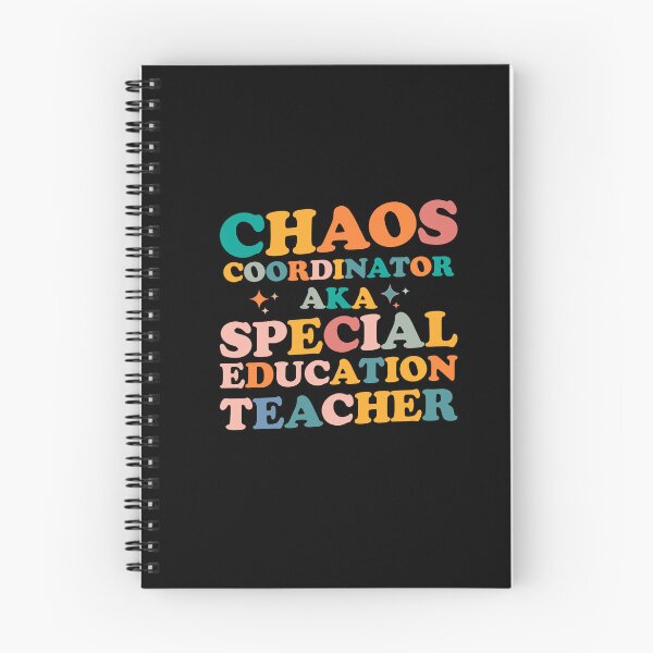 Item preview, Chaos Coordinator AKA Special Education Teacher - To all beautiful special education SPED Teacher beautiful Groovy design  designed and sold by Artsy Apparels.