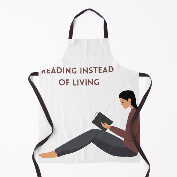 Item preview, Reading instead of living designed and sold by creativityisfun.