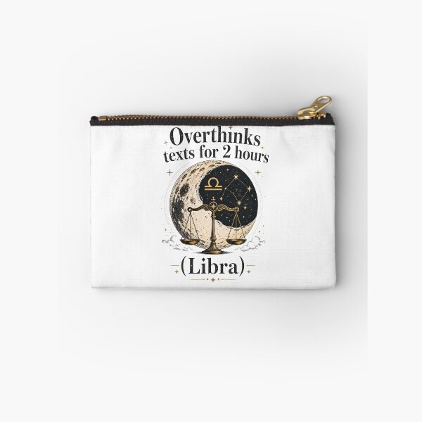 Item preview, Libra Overthinking Zodiac Shirt – Astrology Moon Sign Humor Tee designed and sold by ZorviqueStudio.