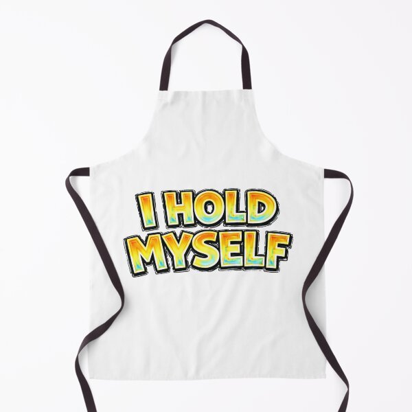 Item preview, I HOLD MYSELF – hand drawn childlike typography designed and sold by Mac Sketches.