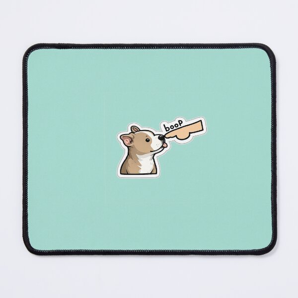 Item preview, Boop - PITBULL getting a tap on the nose -STICKER designed and sold by CROFTARTS.