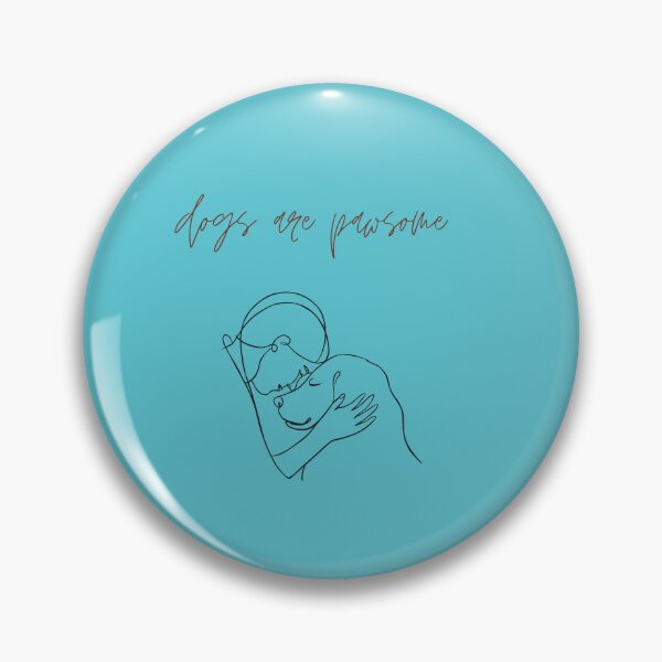 Item preview, Dogs Are Pawsome Funny Dog Lover Shirt Cute Paw Pun Design designed and sold by gluxdesing.