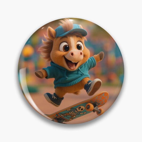 Artikelvorschau, Skater Teacup Miniaturpferd entworfen und verkauft von Sillytoe.