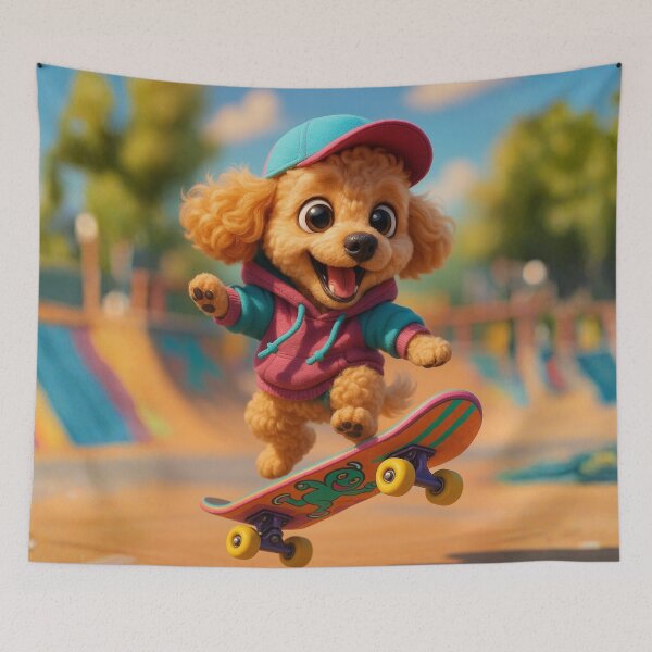 Item preview, Skater Teacup Poodle designed and sold by Sillytoe.