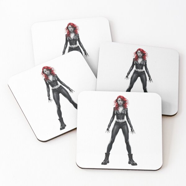 Item preview, A fierce woman with striking red hair. designed and sold by Creative88Art.