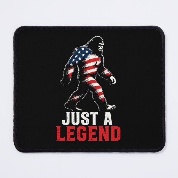 Item preview, Just A Legend Bigfoot USA, Patriotic Sasquatch, American Flag, Cryptid Meme, Independence Vibe designed and sold by VibeOffline Studio.