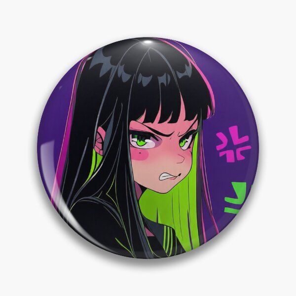 Item preview, Neon Attitude Anime Girl designed and sold by InspireArtI.