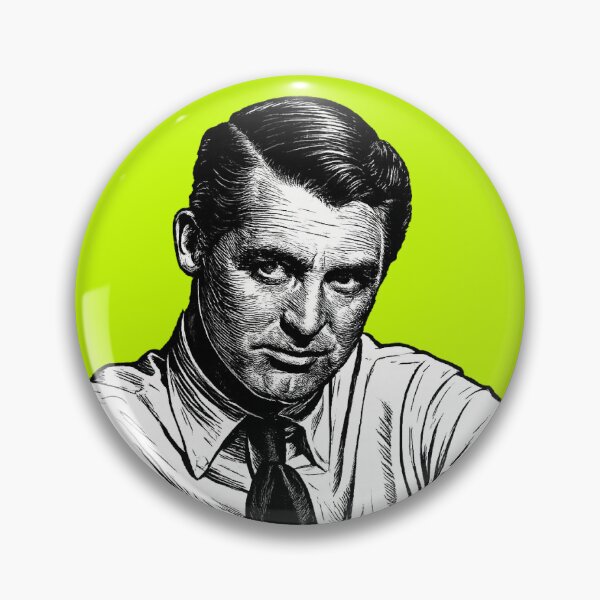 Item preview, Cary Grant Portrait – Golden Age Hollywood Icon with Classic Charm designed and sold by Analog Aura .