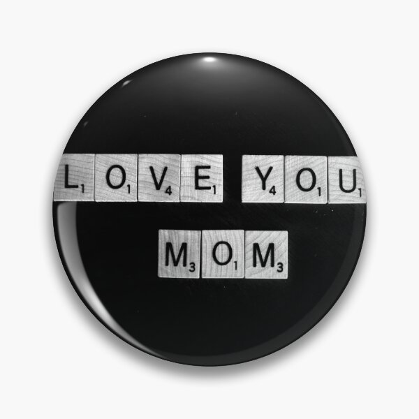 Item preview, Love You Mom on scrabble tiles designed and sold by OzzyluArt.