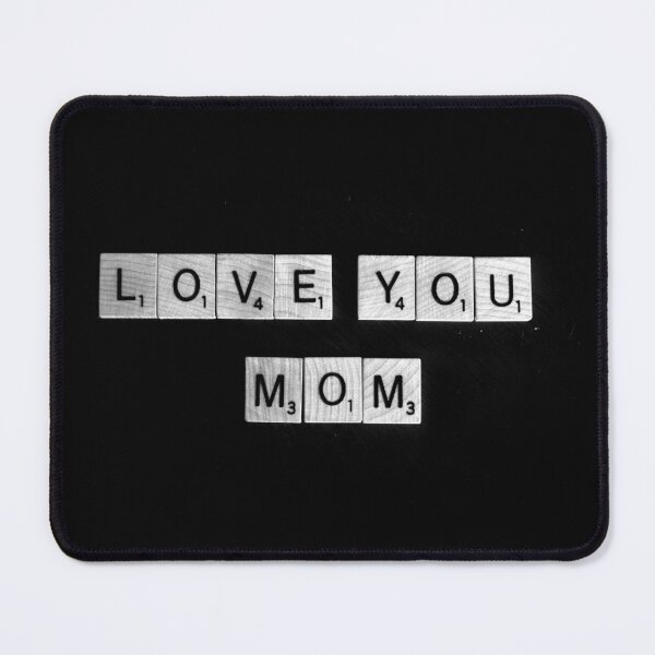 Item preview, Love You Mom on scrabble tiles designed and sold by OzzyluArt.