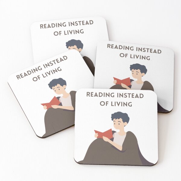 Item preview, Reading instead of living designed and sold by creativityisfun.