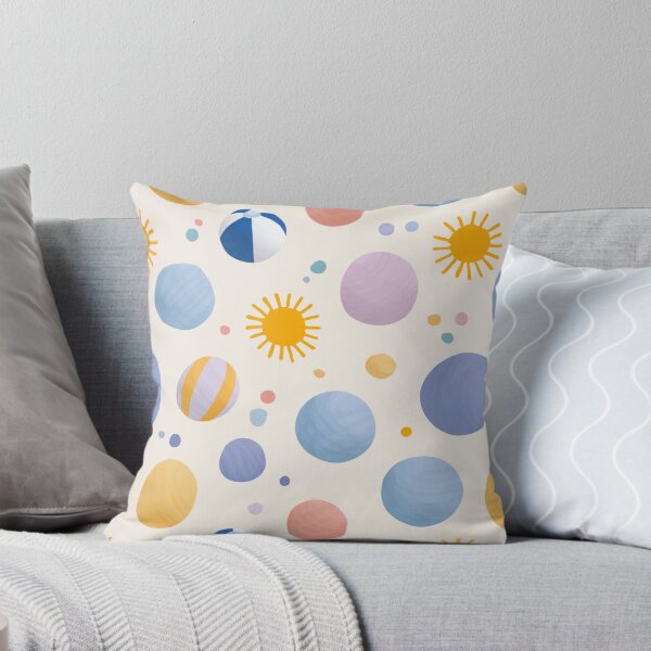 Item preview, Retro Summer Beach Ball Pattern | Pastel Sun and Sand Aesthetic | Groovy Summer Sun Pattern | Cute Beach Day Illustration | Sunny Vacation Vibes Pattern | Happy Summer Days Illustration designed and sold by VivaFy.