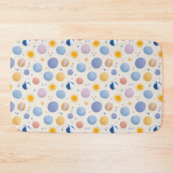 Item preview, Retro Summer Beach Ball Pattern | Pastel Sun and Sand Aesthetic | Groovy Summer Sun Pattern | Cute Beach Day Illustration | Sunny Vacation Vibes Pattern | Happy Summer Days Illustration designed and sold by VivaFy.