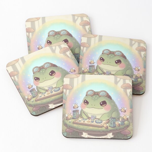 Item preview, Hyperfocus Mode Autistic Frog - Neurodiversity Pride Art - Kawaii ADHD Toad designed and sold by JLMWorks.