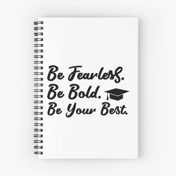 Item preview, Be Fearless Bold Best - Inspirational Graduation Day Motivational Gift designed and sold by FuzionRaptor.