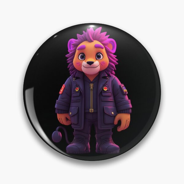 Item preview, lion with cyberpunk style clothing. designed and sold by geekmania48.