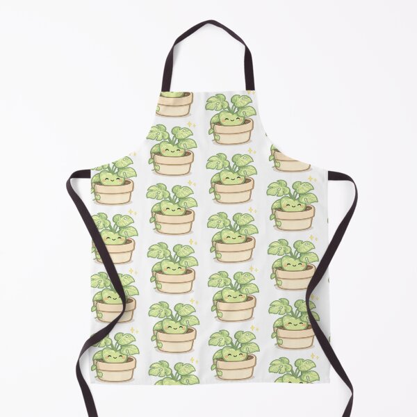 Item preview, Cute Kawaii Pothos Plant in Pot Cartoon Houseplant designed and sold by KtacoYellow.