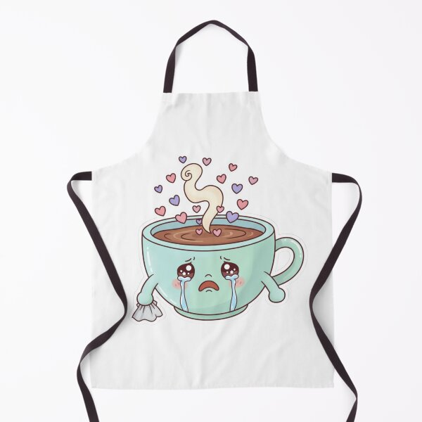 Item preview, Crying Coffee Cup Art - I Brew My Feelings - Kawaii Emotional Support Coffee designed and sold by JLMWorks.