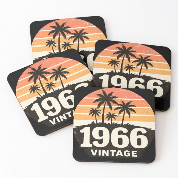 Item preview, 1966 Vintage Birthday Palm Trees Sunset designed and sold by Svenniibee.