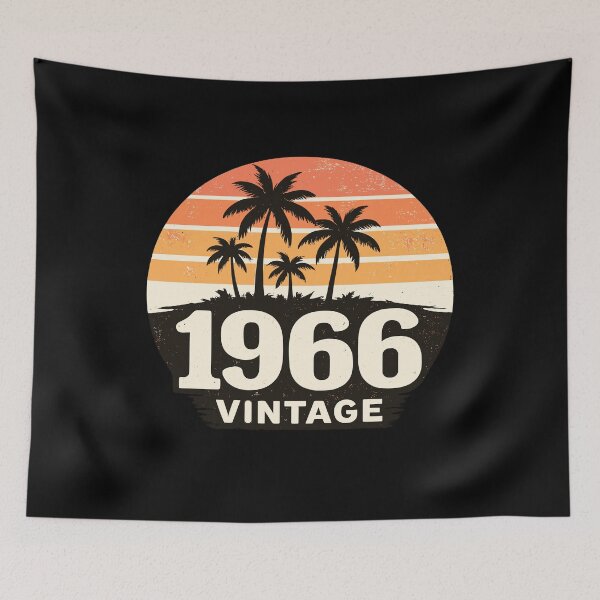 Item preview, 1966 Vintage Birthday Palm Trees Sunset designed and sold by Svenniibee.