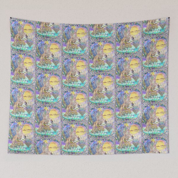 Item preview, A Fairy Tale Peacock Scene designed and sold by hogelstick.