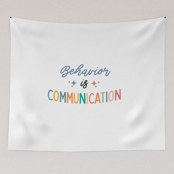 Item preview, Behavior is Communication - To all beautiful special education SPED Teacher beautiful Groovy design  designed and sold by Artsy Apparels.