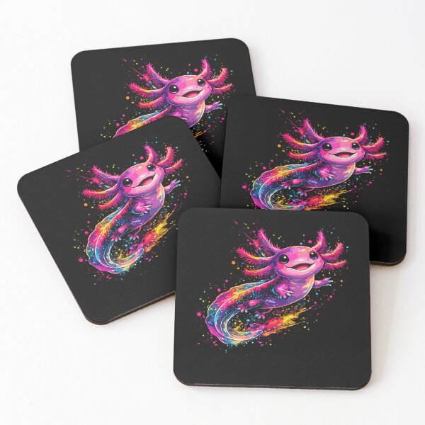 Item preview, Axelotl Vibrant Rainbow Splash Creature designed and sold by Svenniibee.