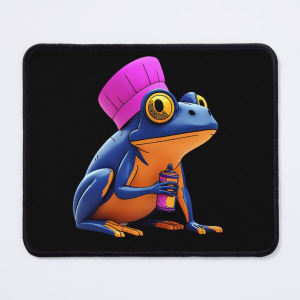 Item preview, cyberpunk style frog designed and sold by geekmania48.
