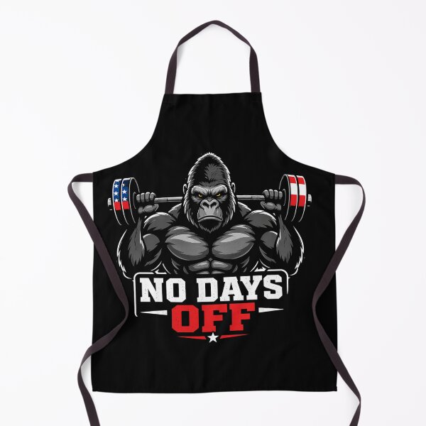 Item preview, No Days Off Gorilla Gym, Patriotic Workout Design, American Flag Fitness, Bodybuilding Motivation, Strong Gorilla designed and sold by VibeOffline Studio.