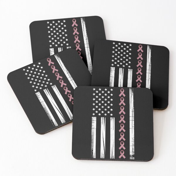 Item preview, American Flag with Pink Ribbons designed and sold by jkrphoto.
