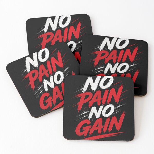Item preview, No Pain No Gain Barbell Badge Logo designed and sold by Kupeliemre.