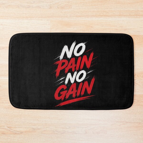 Item preview, No Pain No Gain Barbell Badge Logo designed and sold by Kupeliemre.