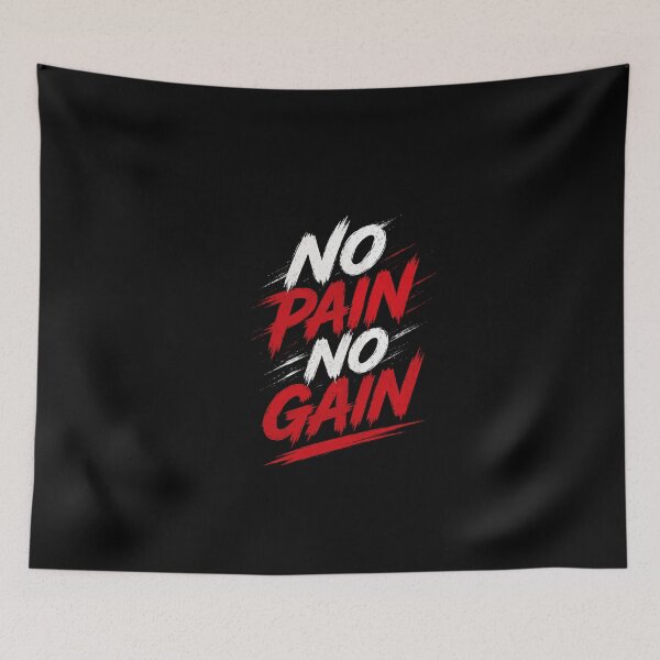 Item preview, No Pain No Gain Barbell Badge Logo designed and sold by Kupeliemre.