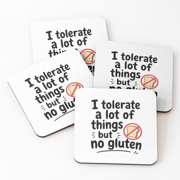 Item preview, No Gluten Funny Quote Design designed and sold by PINK FREE.
