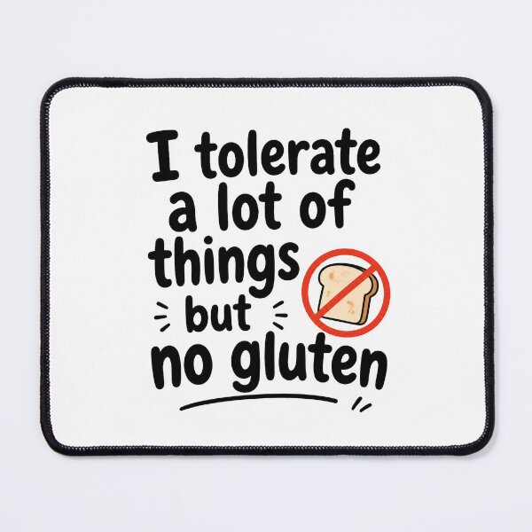 Item preview, No Gluten Funny Quote Design designed and sold by PINK FREE.