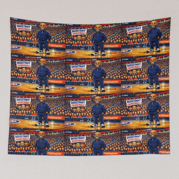 Item preview, J. B. Bickerstaff Detroit Pistons designed and sold by The Art Queen Of Michigan .