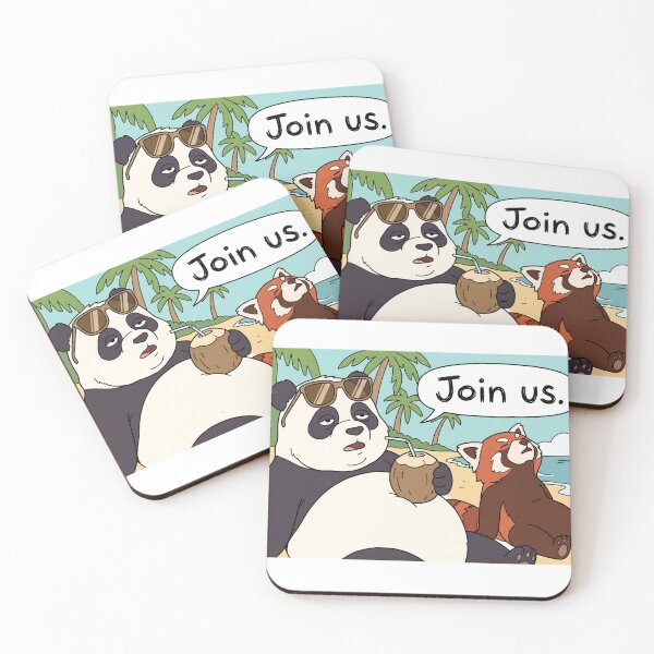 Item preview, Join the Pandas Crew Fun designed and sold by PINK FREE.