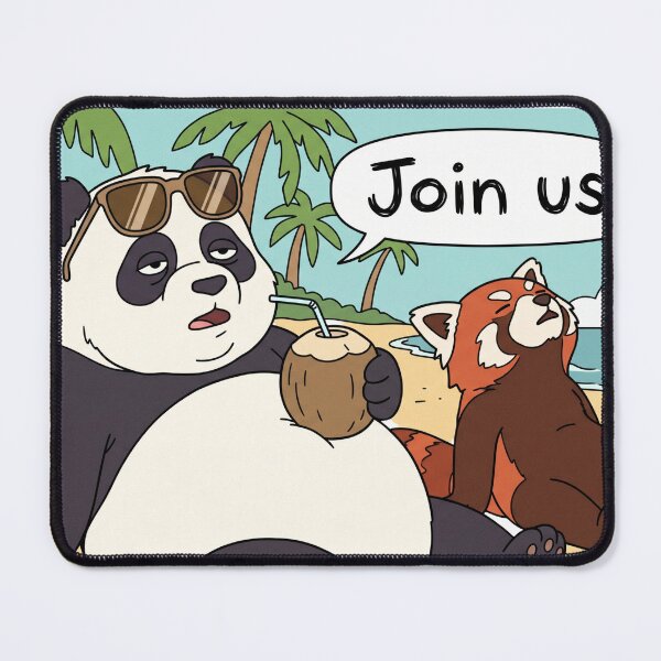 Item preview, Join the Pandas Crew Fun designed and sold by PINK FREE.