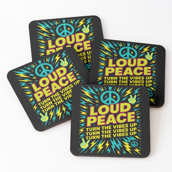 Item preview, Loud Peace Turn The Vibes Up Retro Music Festival designed and sold by Svenniibee.