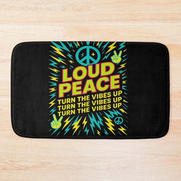 Item preview, Loud Peace Turn The Vibes Up Retro Music Festival designed and sold by Svenniibee.