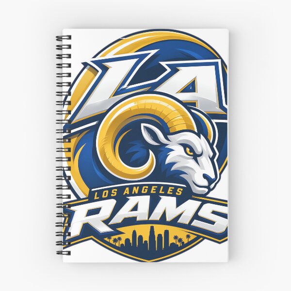 Item preview, LA Rams “Golden Charge” — High-Impact Modern Ram Crest Logo designed and sold by Nigelum.