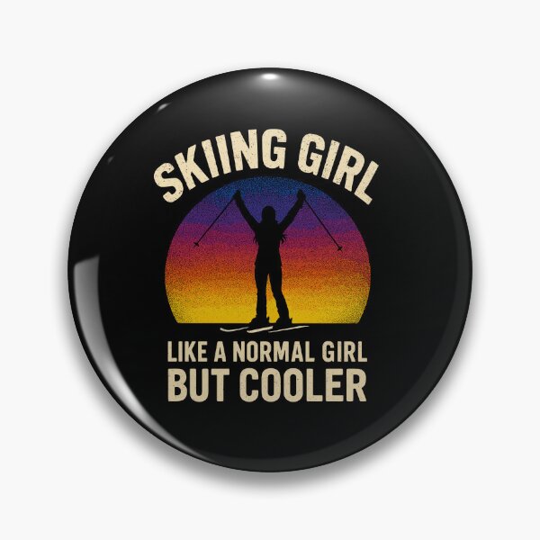 Item preview, Skiing Girl Like A Normal Girl But Cooler designed and sold by Svenniibee.