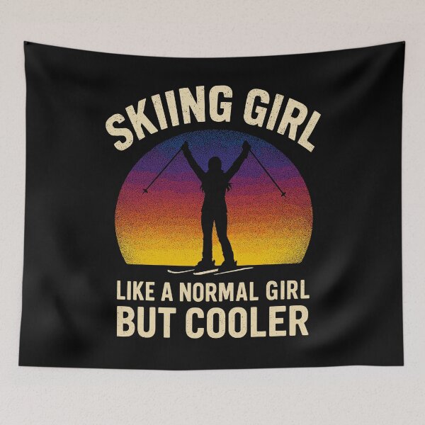 Item preview, Skiing Girl Like A Normal Girl But Cooler designed and sold by Svenniibee.