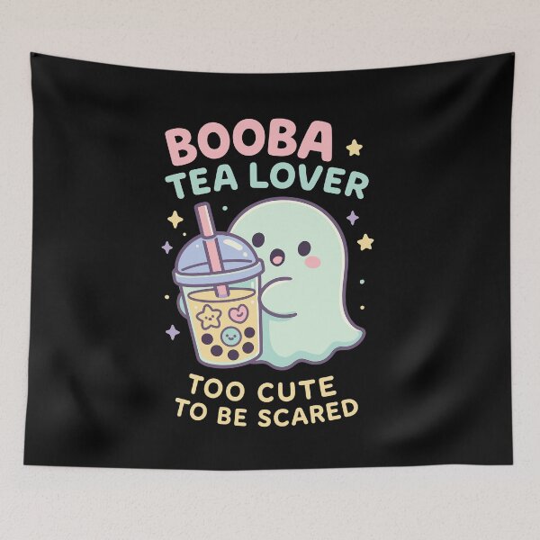 Item preview, Booba Tea Lover Too Cute To Be Scared designed and sold by Svenniibee.