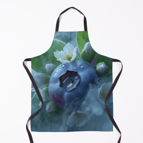 Artikelvorschau, frische Blaubeeren mit Blüten entworfen und verkauft von TanyaLovus.