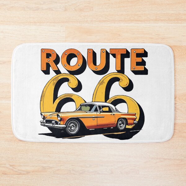 Item preview, Vintage Classic Car Route 66 designed and sold by PrintCarClub.
