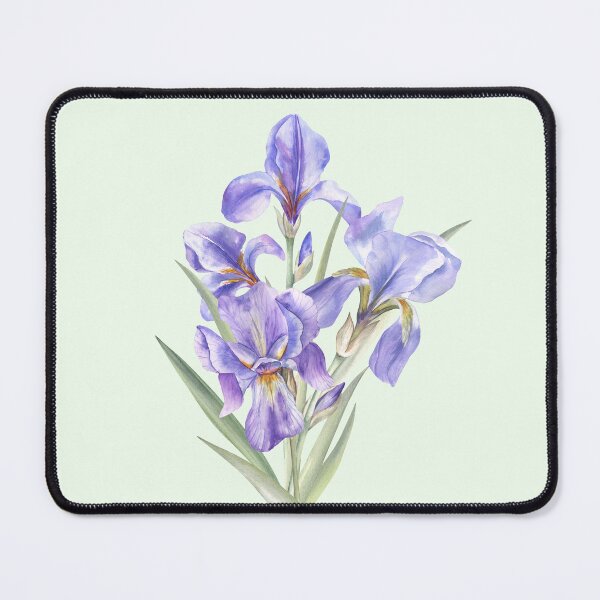 Item preview, Bouquet of Watercolor Irises designed and sold by Flowersforbear.