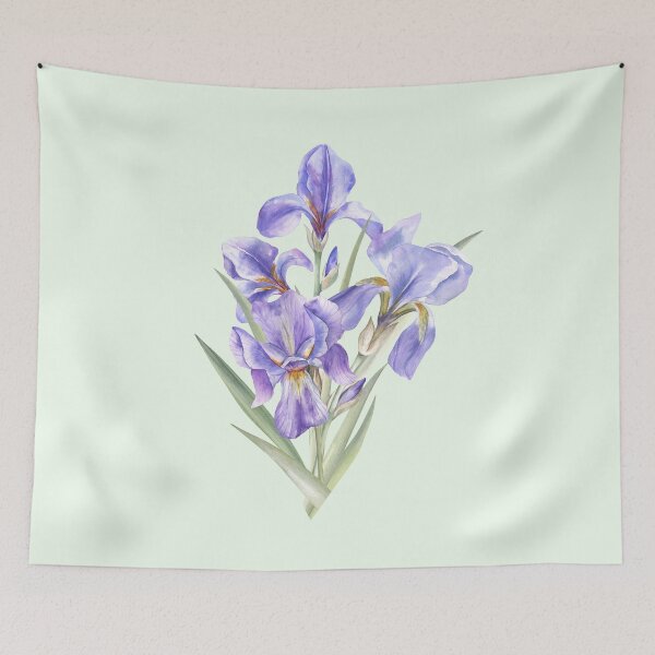 Item preview, Bouquet of Watercolor Irises designed and sold by Flowersforbear.