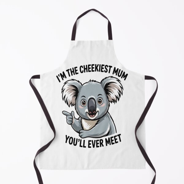 Item preview, Cheekiest Mum Koala Portrait designed and sold by stickercuffs.