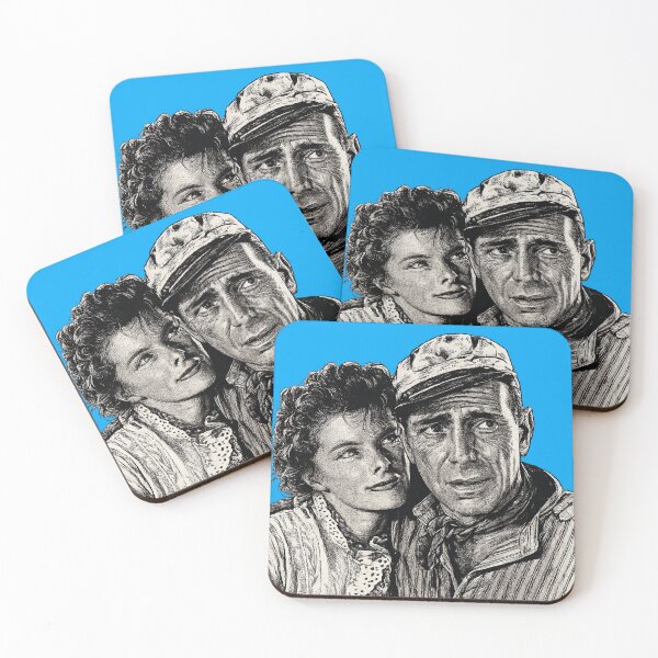 Item preview, Humphrey Bogart and Katharine Hepburn from The African Queen designed and sold by Analog Aura .